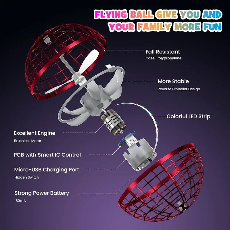 Flying Nova Pro Spinner Fidget Toys Flying Ball Toy Controllable Magic Ball