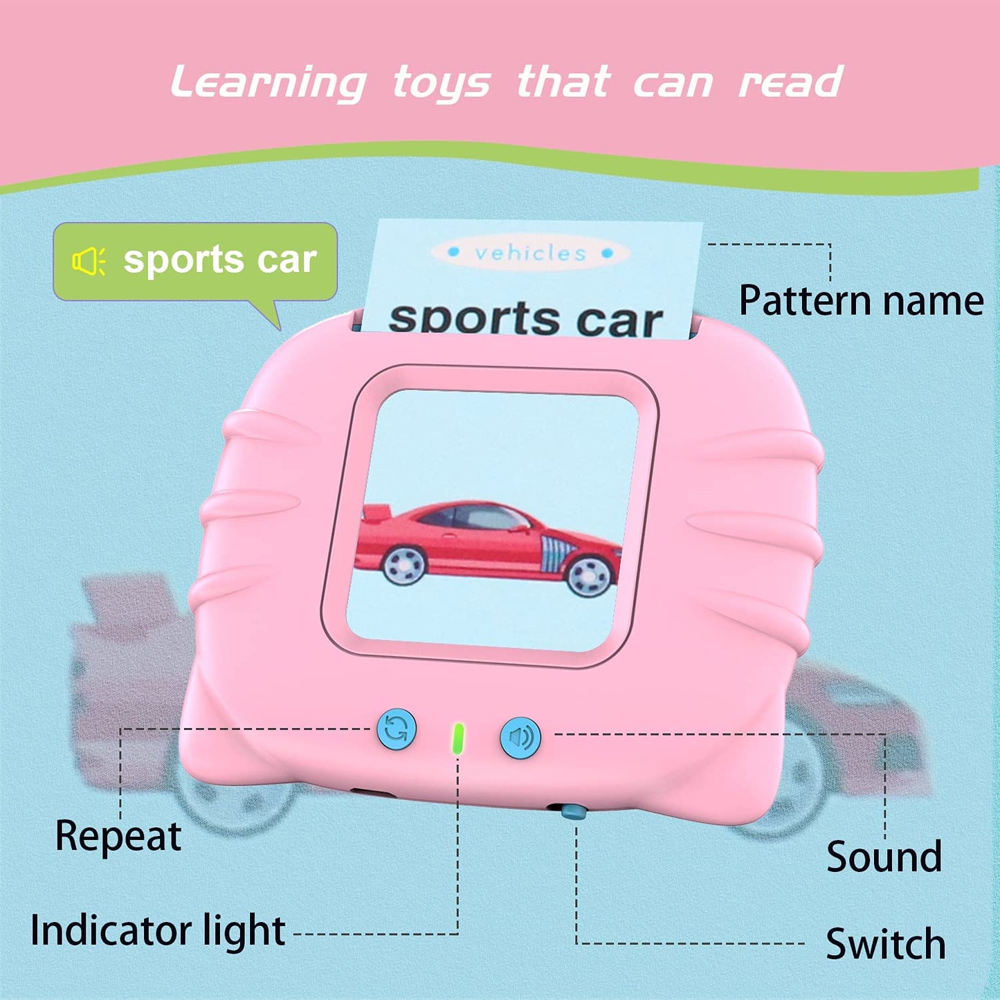 Baby Reading Machine For Kids Early Learning English