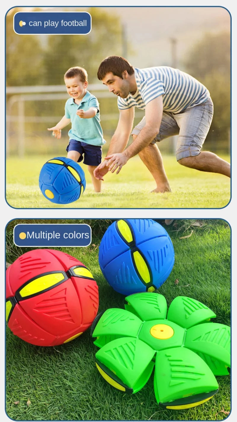 Flying Throw Disc Ball Toy 3 LED Lights