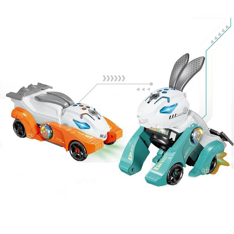 New Style 2 In 1 Electric Spray Stunt Rabbit Car With Music Light