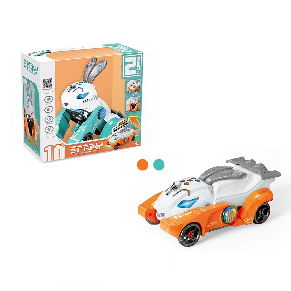New Style 2 In 1 Electric Spray Stunt Rabbit Car With Music Light