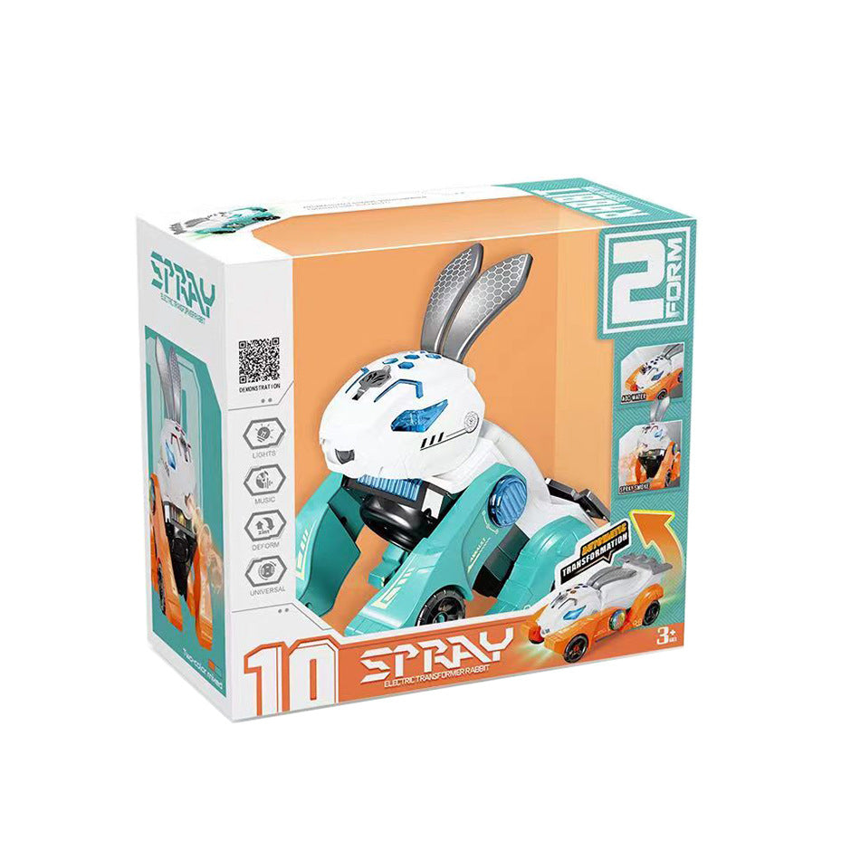 New Style 2 In 1 Electric Spray Stunt Rabbit Car With Music Light